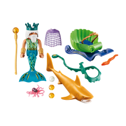 70097 PLAYMOBIL KRÓL MORZA Z REKINEM