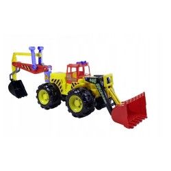 000085 JEŹDZIK KOPARKA BULDOŻER SPYCHACZ DUŻY  140 CM