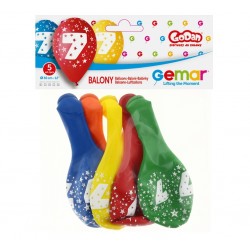 01571 BALON 12 '' Z NADRUKIEM "7"