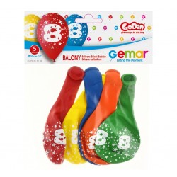 01588 BALON 12 '' Z NADRUKIEM "8"