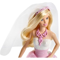 CFF37 MATTEL BARBIE LALKA PANNA MŁODA ŚLUB