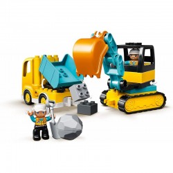 10931 LEGO® DUPLO CIĘŻARÓWKA I KOPARKA GĄSIENICOWA