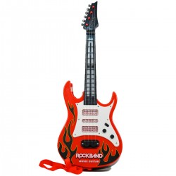 509658 GITARA ELEKTRYCZNA ŚWIATŁO DŹWIĘK