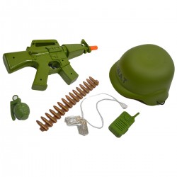 405709 ZESTAW ŻOŁNIERZA WOJSKOWY KASK