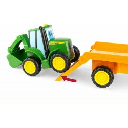47207 TOMY JOHN DEERE LAWETA Z TRAKTOREM