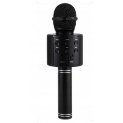 112198 MIKROFON KARAOKE Z NAGRYWANIEM USB CZARNY