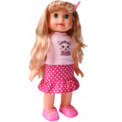 122811 LALKA NATALIA MÓWI PO POLSKU CHODZI 30CM