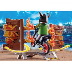 70553 PLAYMOBIL MOTOR Z PŁONĄCĄ PRZESZKODĄ