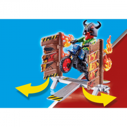 70553 PLAYMOBIL MOTOR Z PŁONĄCĄ PRZESZKODĄ