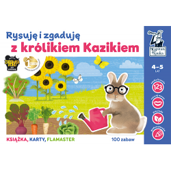404359 EDGARD RYSUJĘ I ZGADUJĘ Z KRÓLIKIEM KAZIKIEM 4-5