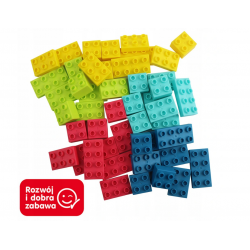 113562 KLOCKI GUMOWE MIĘKKIE SOFT 100 ELEMENTÓW