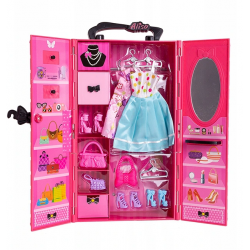 113067 SZAFA GARDEROBA Z WYPOSAŻENIEM UBRANKA