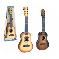 112763 GITARA PLASTIKOWA INSTRUMENT MUZYCZNY 2 WZORY