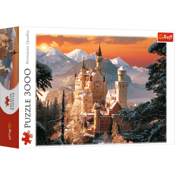 33025 TREFL PUZZLE ZIMOWY ZAMEK NEUSCHWANSTEIN 3000 ELEMENTÓW
