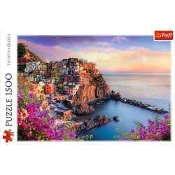 26137 TREFL PUZZLE WIDOK NA MIASTECZKO MANAROLA 1500 ELEMENTÓW