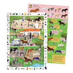 491255 CZUCZU PUZZLE OBSERWACYJNE STADNINA 84 ELEMENTY