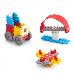 902783 MARIOINEX MINI WAFLE KLOCKI KONSTRUKTOR 35 EL.