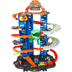 GJL14 HOT WHEELS ZESTAW MEGA GARAŻ PARKING T-REXA