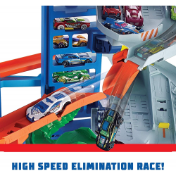 GJL14 HOT WHEELS ZESTAW MEGA GARAŻ PARKING T-REXA