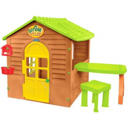 M12240 DOMEK OGRODOWY STOLIK KRZESŁO MOCHTOYS