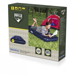 BESTWAY 67000 WELUROWY MATERAC DMUCHANY 185X76CM