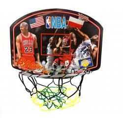 004 KOSZYKÓWKA KOSZ TABLICA ZESTAW DO GRY OBRĘCZ SIATKA