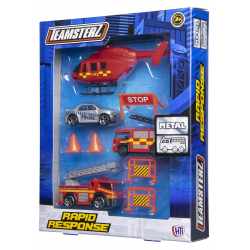 686517 POJAZDY RATOWNICZE ZESTAW SAMOCHÓD HELIKOPTER