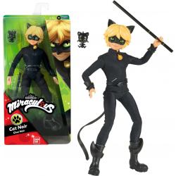 500025 LALKA MIRACULOUS CZARNY KOT CAT NOIR