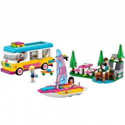 41681 LEGO FRIENDS LEŚNY MIKROBUS KEMPINGOWY I ŻAGLÓWKA