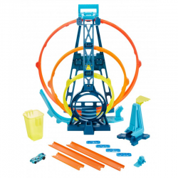 GLC96 HOT WHEELS ZESTAW POTRÓJNA PĘTLA TOR