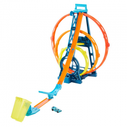 GLC96 HOT WHEELS ZESTAW POTRÓJNA PĘTLA TOR