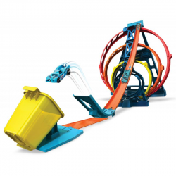 GLC96 HOT WHEELS ZESTAW POTRÓJNA PĘTLA TOR