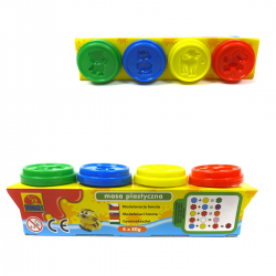 430130 MASA PLASTYCZNA 4 KOLORY