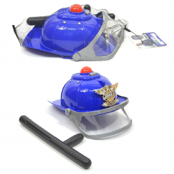 113195 KASK POLICYJNY ZESTAW POLICJA