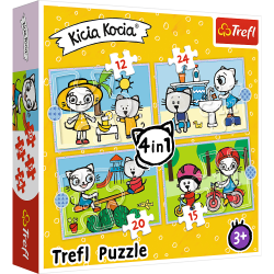 34372 TREFL PUZZLE DZIEŃ KICI KOCI