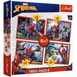 34293 TREFL PUZZLE W SIECI SPIDERMANA