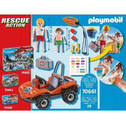 70661 PLAYMOBIL RATOWNIK NA PLAŻY Z QUADEM