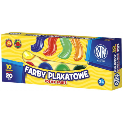 087474 FARBY PLAKATOWE ASTRA 10 KOLORÓW