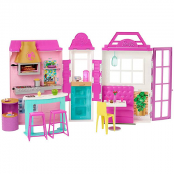 GXY72 BARBIE RESTAURACJA Z GRILLEM DOMEK