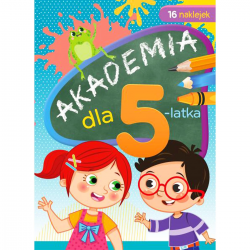 070972 KSIĄŻECZKA AKADEMIA DLA 4-LATKA 16 NAKLEJEK