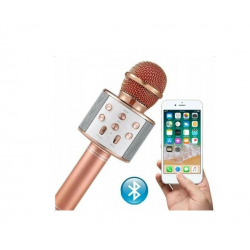 112198 MIKROFON Z NAGRYWANIEM USB RÓŻNE KOLORY KARAOKE