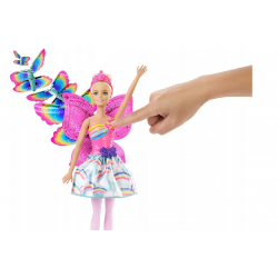 FRB08 DREAMTOPIA LALKA BARBIE WRÓŻKA LATAJĄCE SKRZYDEŁKA