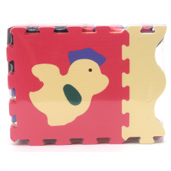 835743 UKŁADANKA MATA PIANKOWA PUZZLE SMOKI