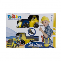 81487 SILVERLIT TRAILER TRUCK LAWETA ZDALNIE STEROWANA