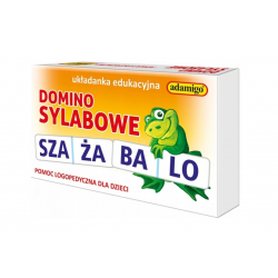 004812 ADAMIGO GRA LOGO DOMINO SYLABOWE SYLABY