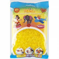 201-14 KORALIKI DO PRASOWANIA HAMA MIDI 3000 ŻÓŁTY TRANSPARENTNY