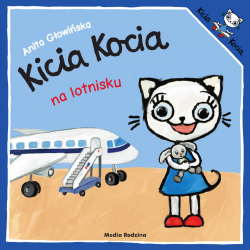 086777 KSIĄŻECZKA KICIA KOCIA NA LOTNISKU