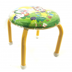 422244 KRZESEŁKO DZIECIĘCE TABORET METALOWY 4 KOLORY