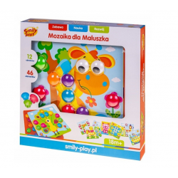 836412 SMILY PLAY UKŁADANKA GUZIKOWA MOZAIKA