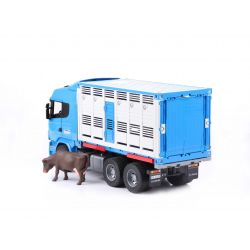 03549 BRUDER CIĘŻARÓWKA SCANIA PRZEWÓZ ZWIERZĄT